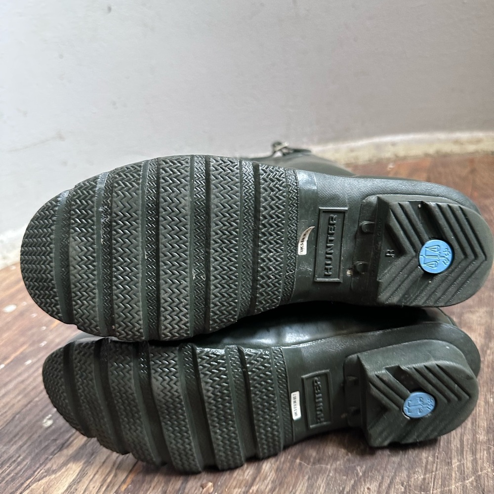 Hunter Dark Green Waterproof Boots - Picture 4 of 5
